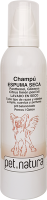 Champu Lavado en Seco Mascotas 200 ml